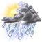 Tomorrow, 26th: Day - Mostly cloudy with a chance of rain, then a chance of a thunderstorm and a chance of rain in the afternoon. High of 66F. Winds from the ESE at 5 to 10 mph. Chance of rain 50%. Night - Overcast with a chance of a thunderstorm and a chance of rain, then a chance of a thunderstorm and rain showers after midnight. Fog overnight. Low of 50F. Winds from the ESE at 5 to 10 mph. Chance of rain 70%. -