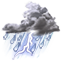 Monday, 27th: Day - Mostly cloudy with a chance of a thunderstorm and a chance of rain, then thunderstorms and rain showers in the afternoon. High of 70F. Winds from the SE at 10 to 15 mph. Chance of rain 60%. Night - Overcast with a chance of a thunderstorm and a chance of rain, then a chance of rain after midnight. Fog overnight. Low of 59F. Winds from the SSE at 10 to 15 mph. Chance of rain 50% with rainfall amounts near 0.3 in. possible. -